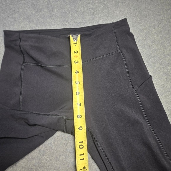 Lululemon Speed Up Crop Leggings Sz 6 Black Active Workout Yoga Pilates Gym - Picture 3 of 10
